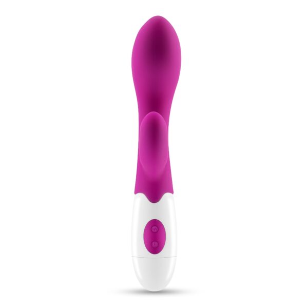 VIBRADOR CON ESTIMULADOR DE CLÍTORIS CHERIE Y LUBRICANTE DE BASE AGUA INCLUIDO CRUSHIOUS - Imagen 3