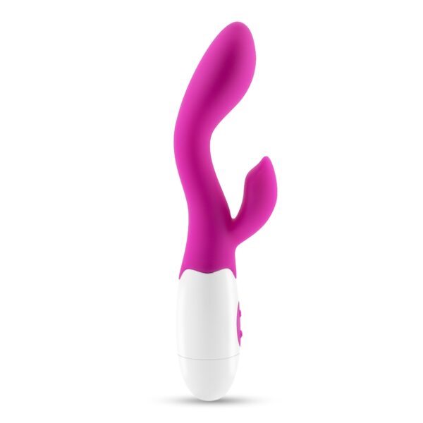 VIBRADOR CON ESTIMULADOR DE CLÍTORIS CHERIE Y LUBRICANTE DE BASE AGUA INCLUIDO CRUSHIOUS - Imagen 4