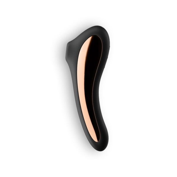 VIBRADOR DUAL KISS SATISFYER NEGRO - Imagen 4