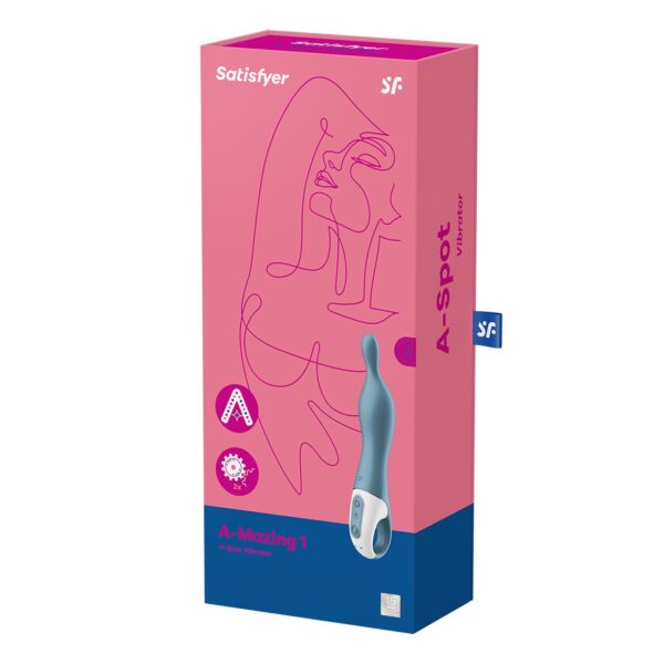 ESTIMULADOR DEL PUNTO-G A-MAZING 1 SATISFYER AZUL - Imagen 9