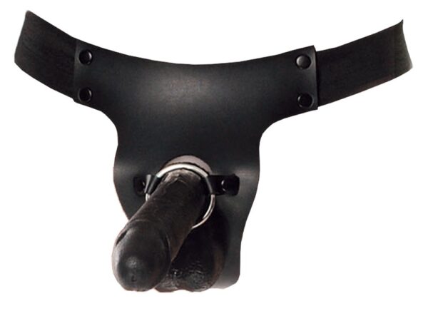 STRAP-ON HUECO 8'' MR. BIG HOLLOW FETISH FANTASY SERIES BLACK - Imagen 3