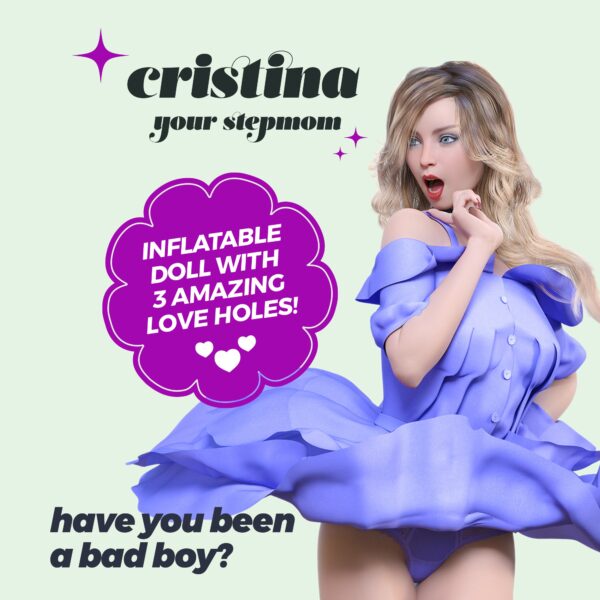 CRISTINA LA MADRASTRA MUÑECA INFLABLE RUBIA CRUSHIOUS - Imagen 10