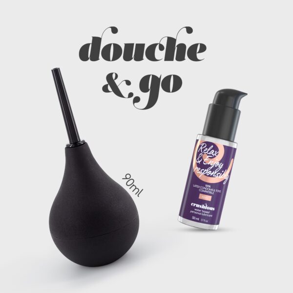 DOUCHE & GO DUCHA ANAL 90ML CON LUBRICANTE ANAL 50ML CRUSHIOUS - Imagen 7