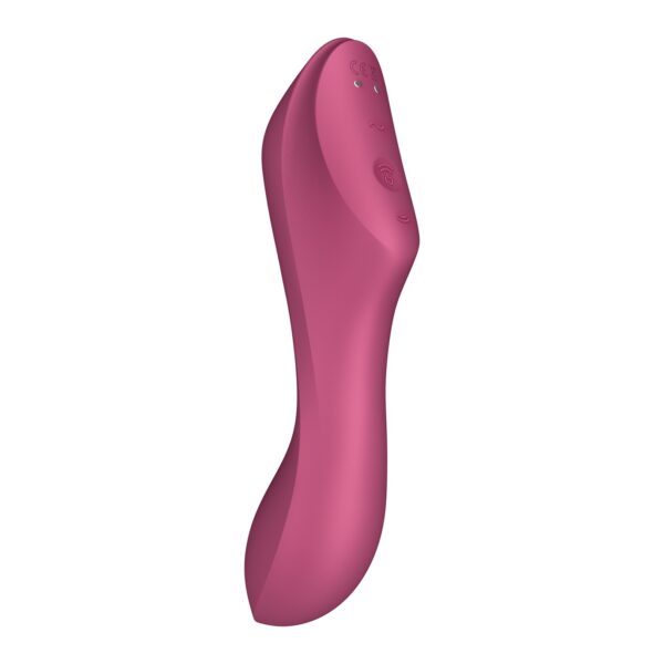 VIBRADOR CURVY TRINITY 3 SATISFYER ROJO - Imagen 4