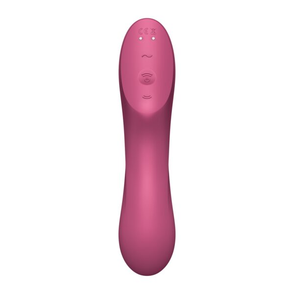 VIBRADOR CURVY TRINITY 3 SATISFYER ROJO - Imagen 5