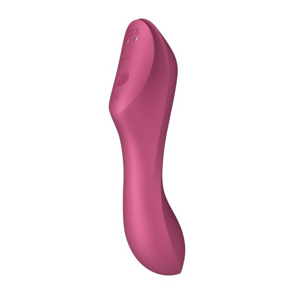 VIBRADOR CURVY TRINITY 3 SATISFYER ROJO - Imagen 6