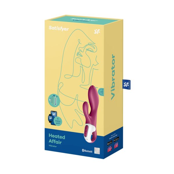 VIBRADOR HEATED AFFAIR CON APP SATISFYER - Imagen 9