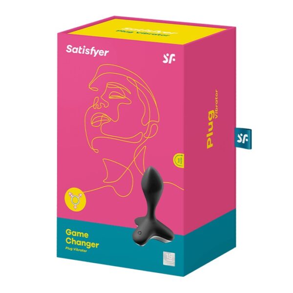 VIBRADOR ANAL GAME CHANGER SATISFYER NEGRO - Imagen 12