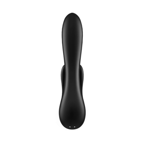 VIBRADOR DOUBLE FLEX CON APP SATISFYER NEGRO - Imagen 3