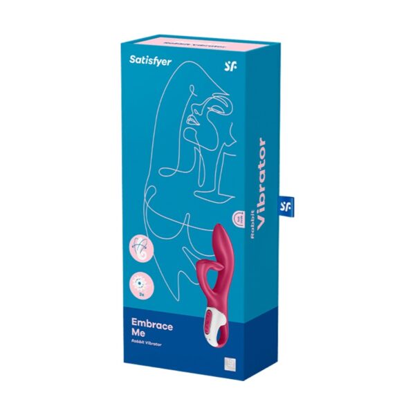 VIBRADOR EMBRACE ME SATISFYER ROJO - Imagen 6