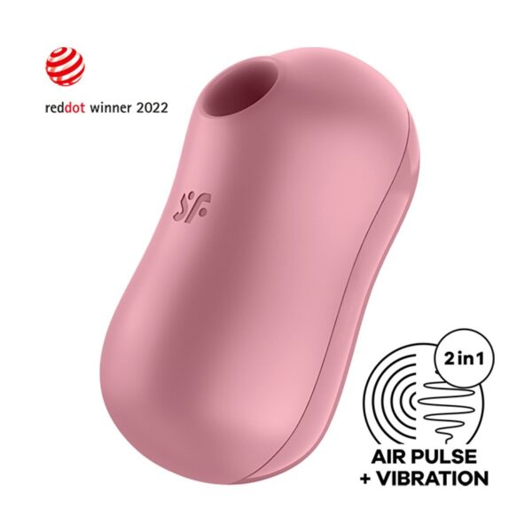 VIBRADOR COTTON CANDY SATISFYER ROSA - Imagen 7