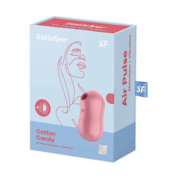 VIBRADOR COTTON CANDY SATISFYER ROSA - Imagen 6