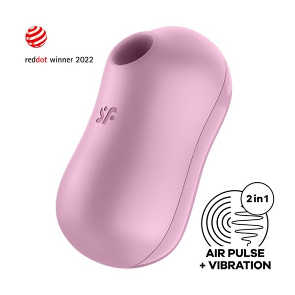 VIBRADOR COTTON CANDY SATISFYER LILA - Imagen 7