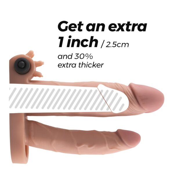 FUNDA REALISTA PARA PENE CON DILDO EXTRA GENERAL DICKOBI CRUSHIOUS - Imagen 7