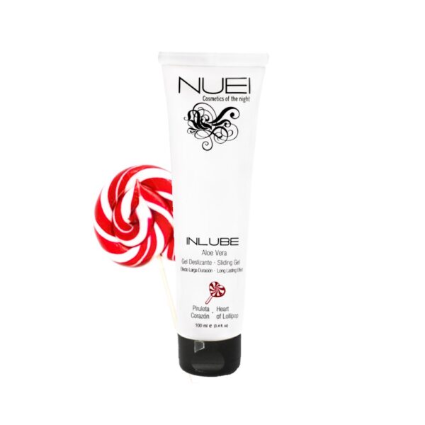 LUBRICANTE A BASE DE AGUA PIRULETA CORAZÓN INLUBE NUEI 100ML - Imagen 3