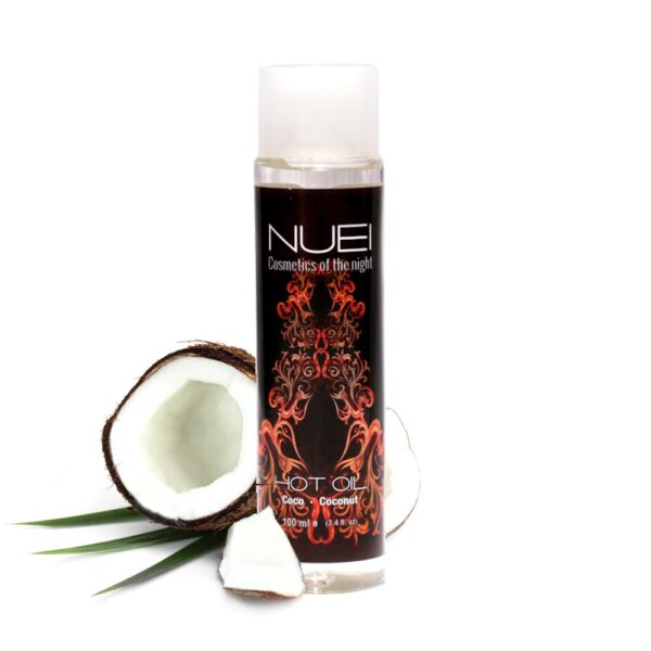 ACEITE DE MASAJE CON EFECTO CALOR COCO HOT OIL NUEI 100ML - Imagen 3