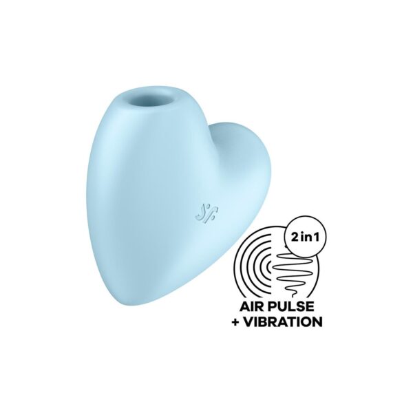 VIBRADOR CUTIE HEART SATISFYER AZUL - Imagen 8