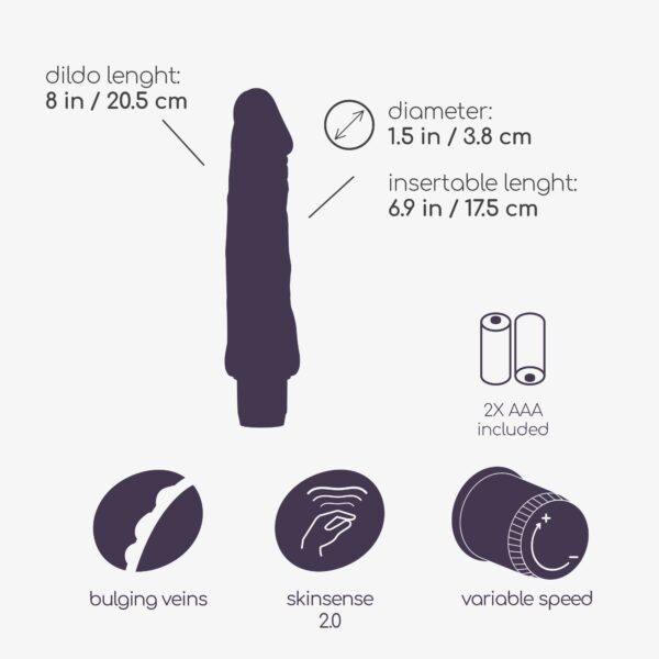 VIBRADOR REALISTA SCHLONG CRUSHIOUS - Imagen 7