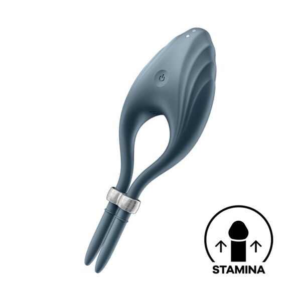 ANILLO VIBRATORIO DUELIST SATISFYER AZUL OSCURO - Imagen 7