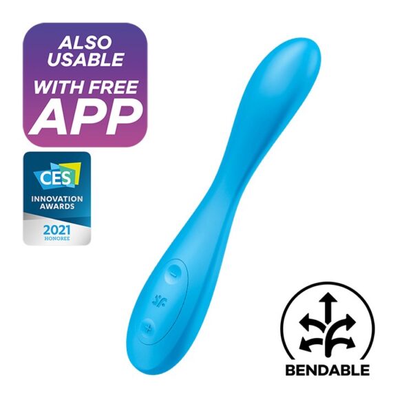 VIBRADOR G-SPOT FLEX 4 CON APP SATISFYER - Imagen 8