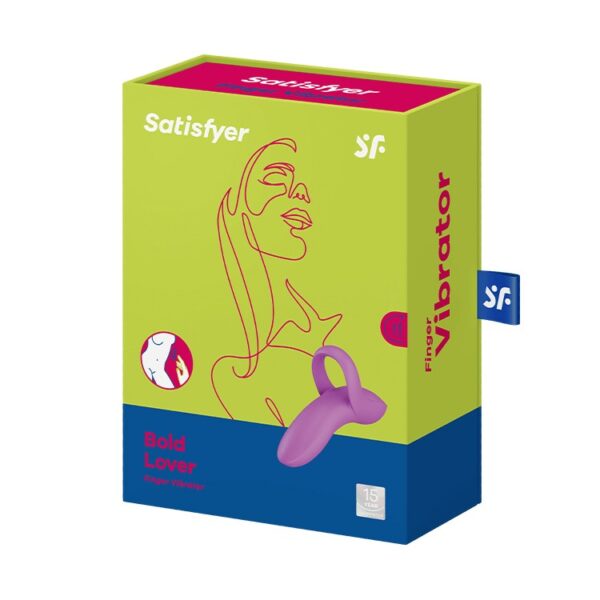 VIBRADOR DE DEDO BOLD LOVER SATISFYER MORADO - Imagen 6