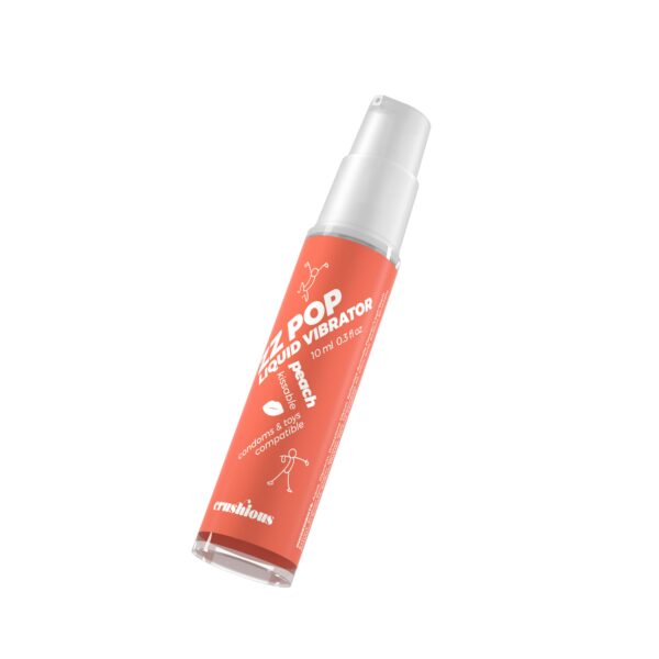 VIBRADOR LIQUIDO ZZ POP AROMA MELOCOTÓN 10ML CRUSHIOUS - Imagen 5