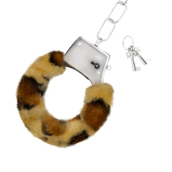 ESPOSAS DE FELPA LOVE CUFFS CRUSHIOUS LEOPARDO - Imagen 3