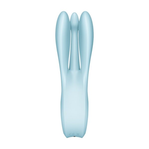 VIBRADOR THREESOME 1 AZUL SATISFYER - Imagen 4