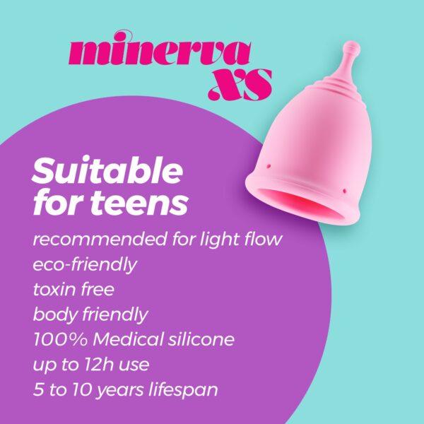 COPA MENSTRUAL MINERVA XS CON BOLSA CRUSHIOUS - Imagen 6