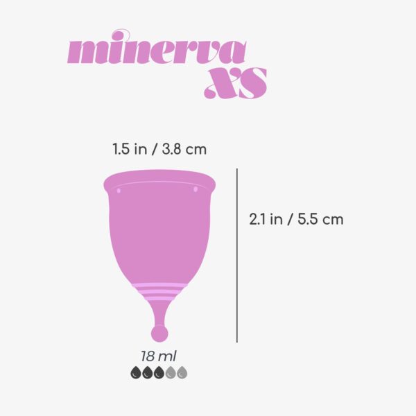 COPA MENSTRUAL MINERVA XS CON BOLSA CRUSHIOUS - Imagen 8