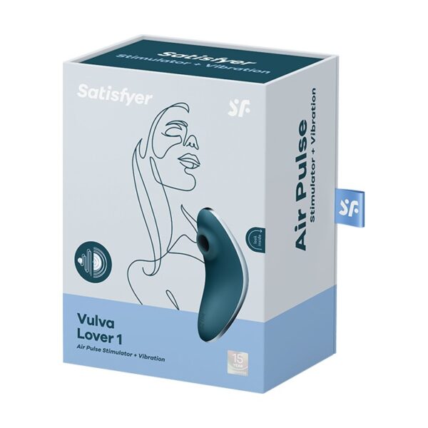 ESTIMULADOR VULVA LOVER 1 AZUL OSCURO SATISFYER - Imagen 8