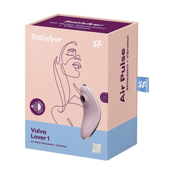 ESTIMULADOR VULVA LOVER 1 LILA SATISFYER - Imagen 8