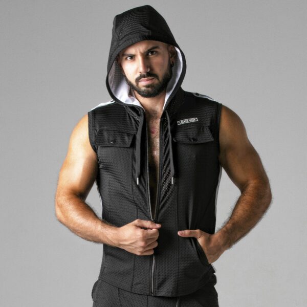 CHALECO LOOK AT HARDER HOODY BLANCO LOCKER GEAR - Imagen 4