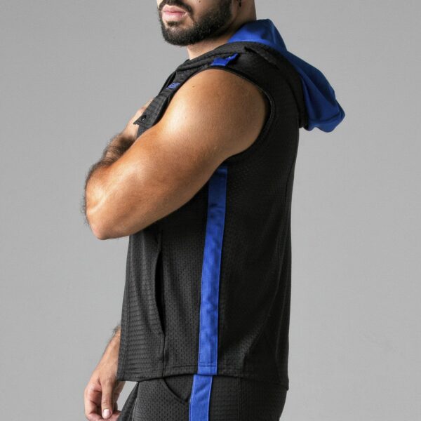 CHALECO LOOK AT HARDER HOODY AZUL LOCKER GEAR - Imagen 6