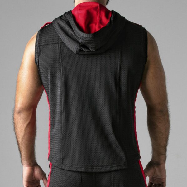 CHALECO LOOK AT HARDER HOODY ROJO LOCKER GEAR - Imagen 3