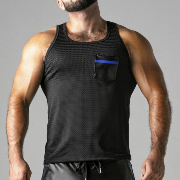 CAMISETA LOOK AT HARDER AZUL LOCKER GEAR - Imagen 5