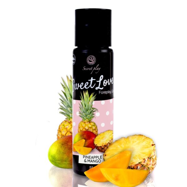 GEL LUBRICANTE CON SABOR A MANGO PIÑA SWEET LOVE SECRET PLAY 60ML - Imagen 3