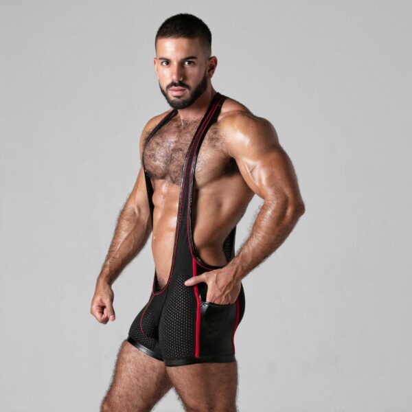 SINGLET LOOK AT IT LOCKER GEAR ROJO - Imagen 4