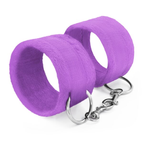 ESPOSAS DE VELCRO TOUGH LOVE CON CADENA DE 40CM EXTRA CRUSHIOUS MORADO - Imagen 3