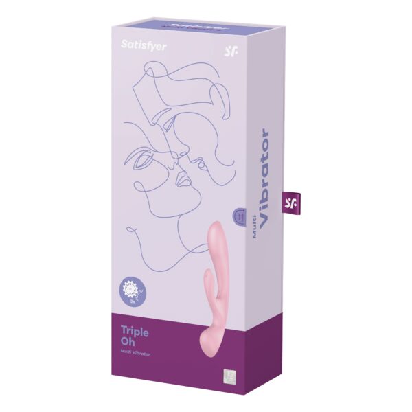 MULTI VIBRADOR TRIPLE OH ROSA SATISFYER - Imagen 4