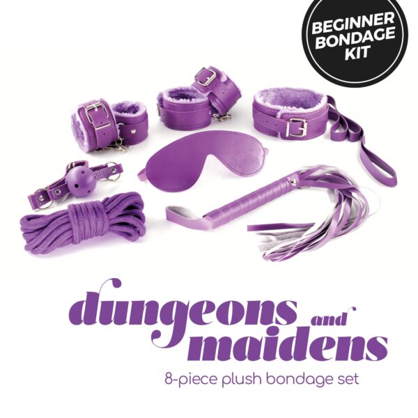 KIT BDSM DUNGEONS & MAIDENS MORADO CRUSHIOUS - Imagen 12