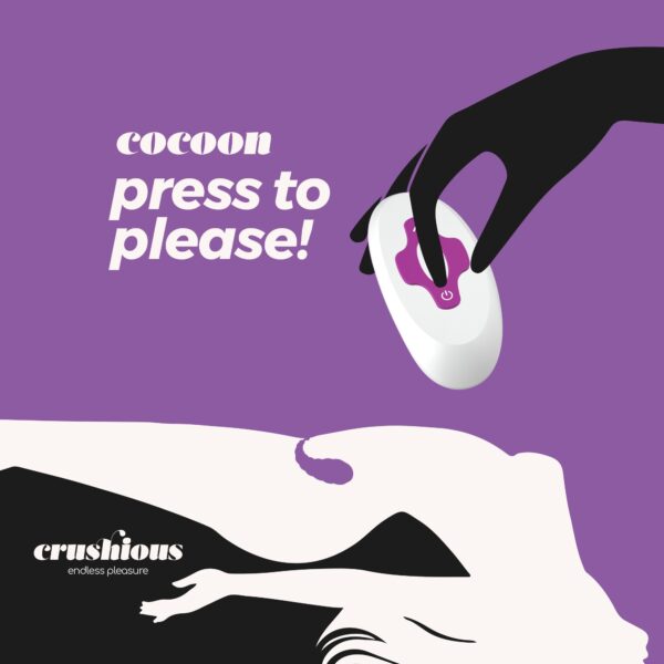 COCOON HUEVO VIBRADOR RECARGABLE CON MANDO A DISTANCIA INALÁMBRICO CRUSHIOUS MORADO - Imagen 10