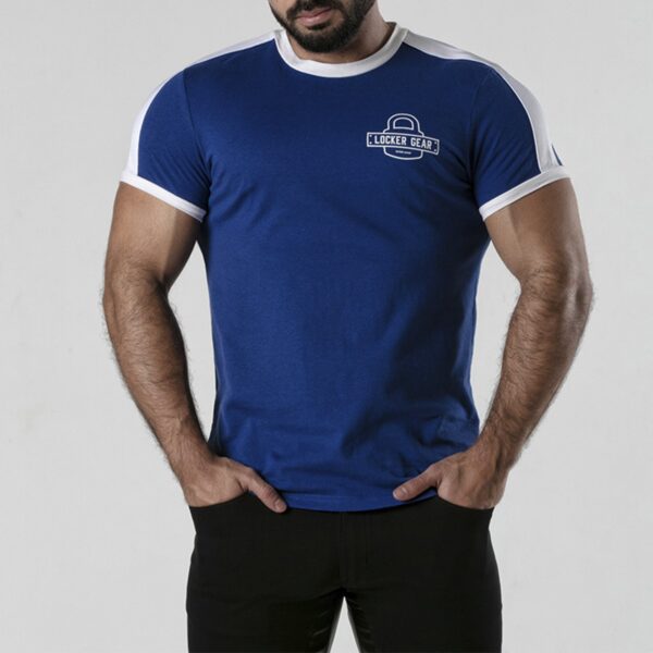 CAMISETA PADLOCK T-SHIRT AZUL LOCKER GEAR - Imagen 4