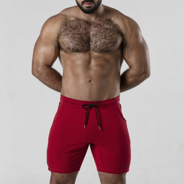 PANTALÓN CORTO SIDE STRIP SHORT ROJO LOCKER GEAR - Imagen 3