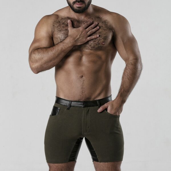 PANTALÓN CORTO ZAHONES 5 POCKET CHAP SHORT CAQUIS LOCKER GEAR - Imagen 4