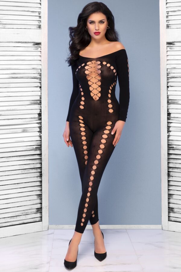 BODYSTOCKING CR-4646 NEGRO CHILIROSE - Imagen 4