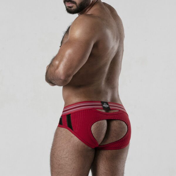 CALZONCILLO BACKROOM BOTTOMLESS LOCKER GEAR ROJO - Imagen 4