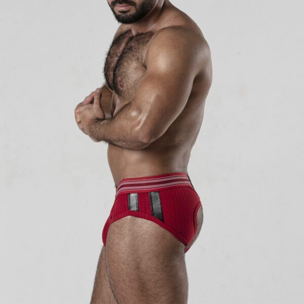 CALZONCILLO BACKROOM BOTTOMLESS LOCKER GEAR ROJO - Imagen 3