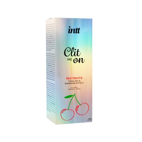 SPRAY ESTIMULADOR PARA CLITÓRIS CLIT ON ME FRUTOS ROJOS INTT 12ML