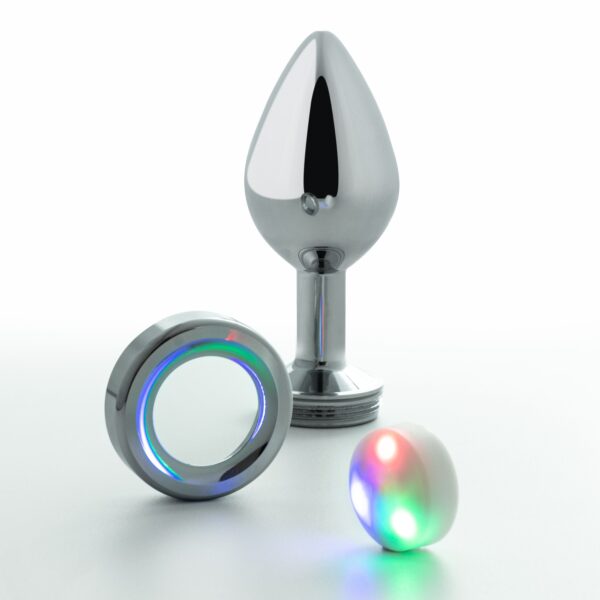 BOREALIS PLUG ANAL PEQUEÑO CON LED CRUSHIOUS - Imagen 6